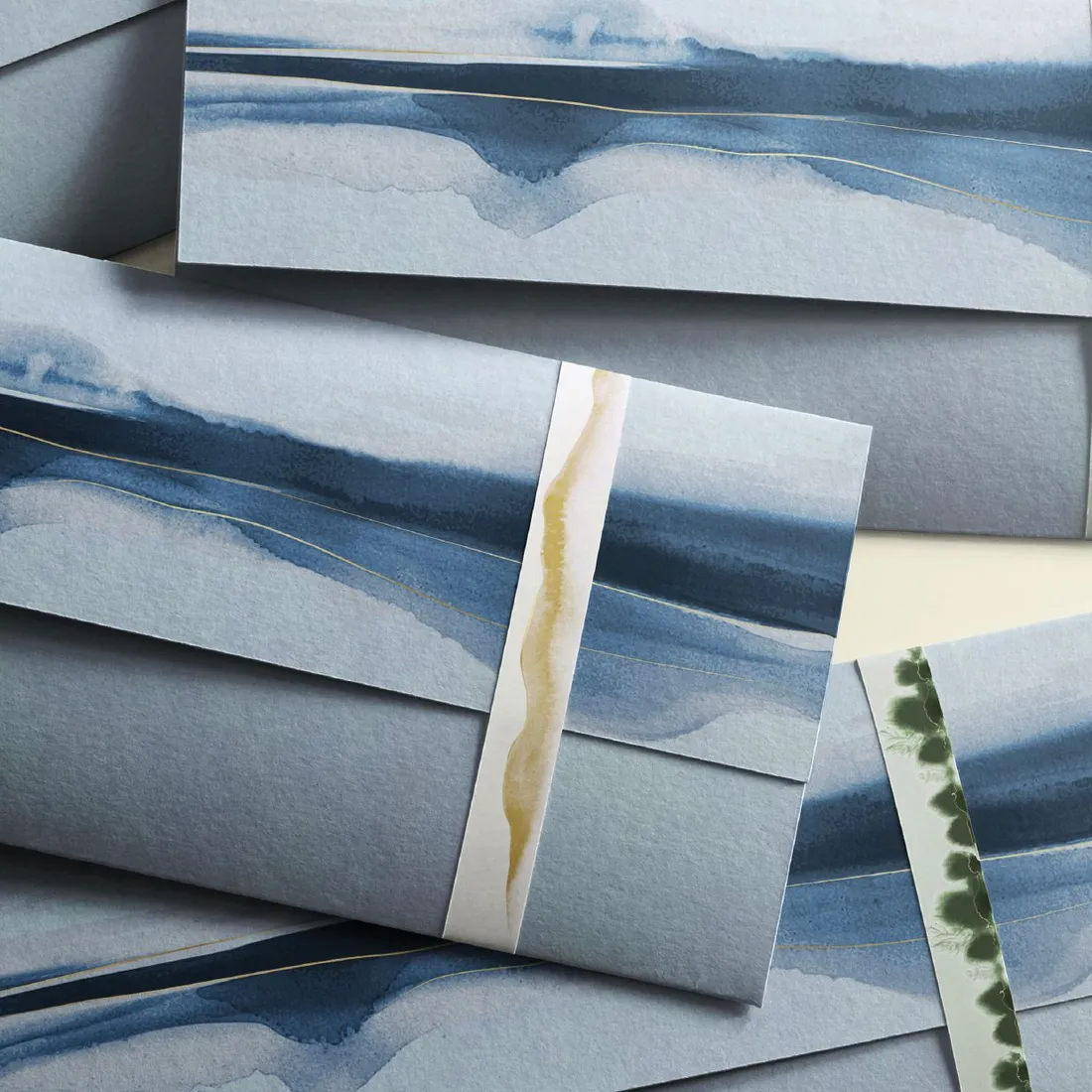 Four Seasons Dubai water-ink collateral
